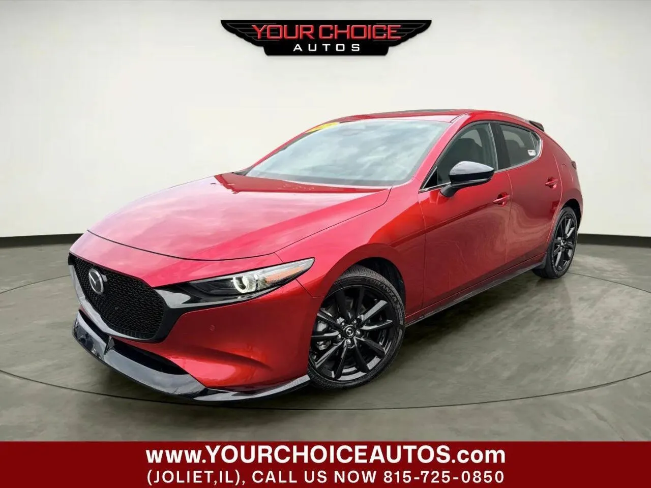 Red 2025 Mazda Mazda3 Hatchback 2.5 Turbo Premium Plus for sale in Joliet, IL