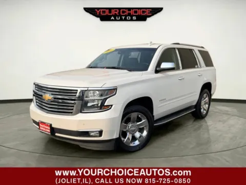 White 2016 Chevrolet Tahoe LTZ for sale in Joliet, IL