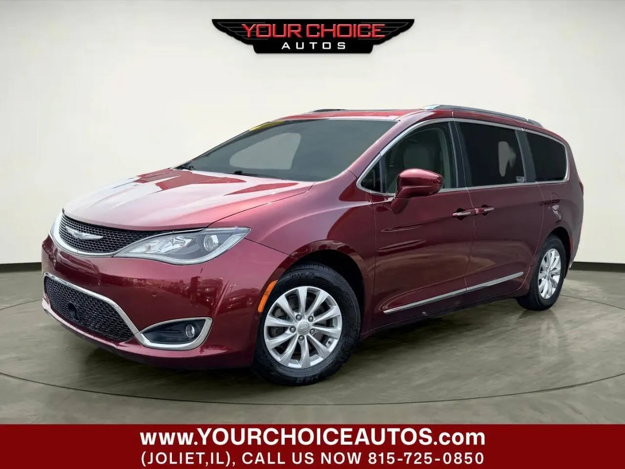 Red 2018 Chrysler Pacifica Touring L Plus for sale in Joliet, IL