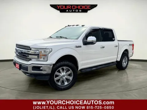 White 2019 Ford F-150 Lariat 4x4 4dr SuperCrew 5.5 ft. SB for sale in Joliet, IL