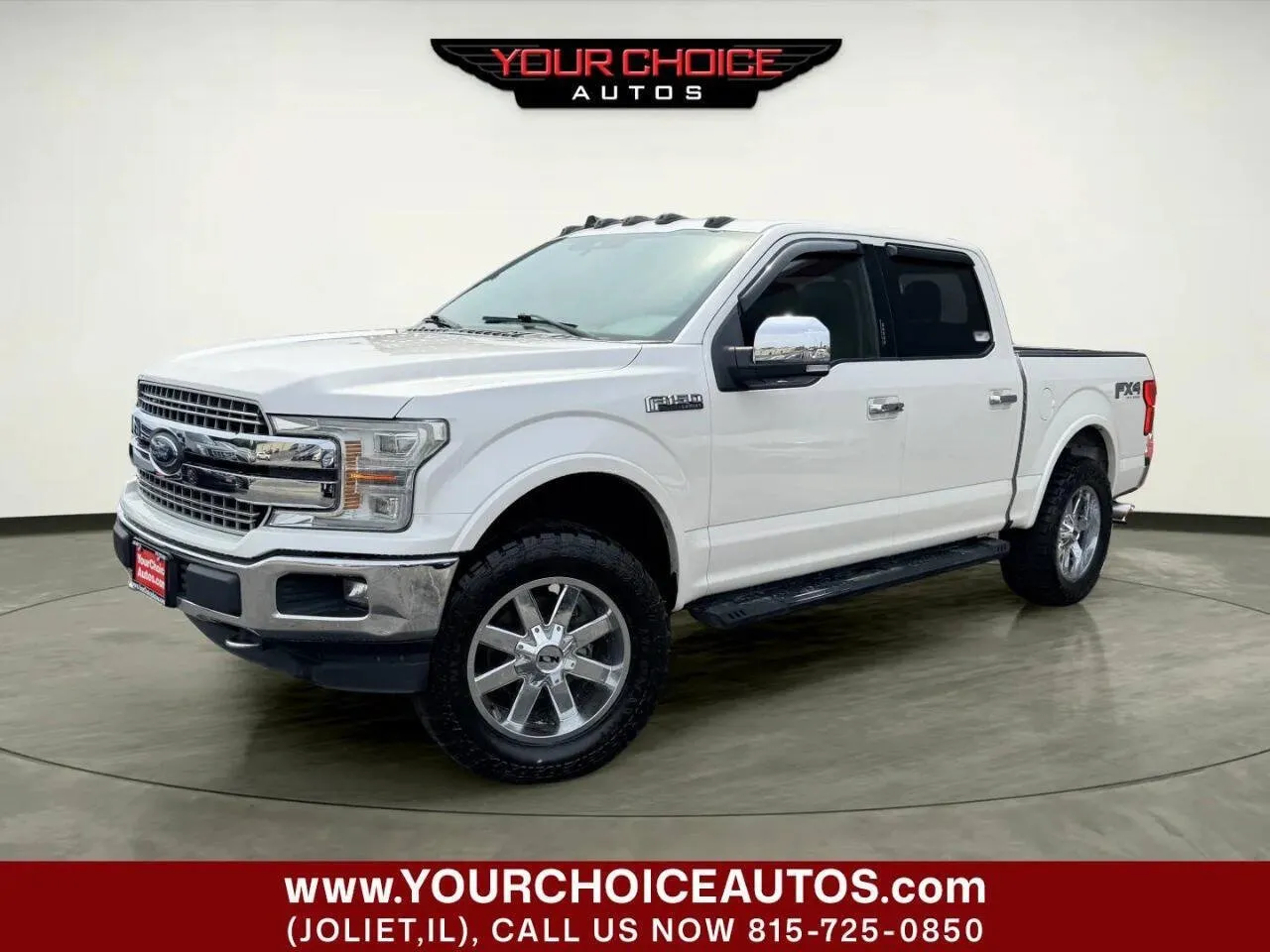 White 2019 Ford F-150 Lariat 4x4 4dr SuperCrew 5.5 ft. SB for sale in Joliet, IL