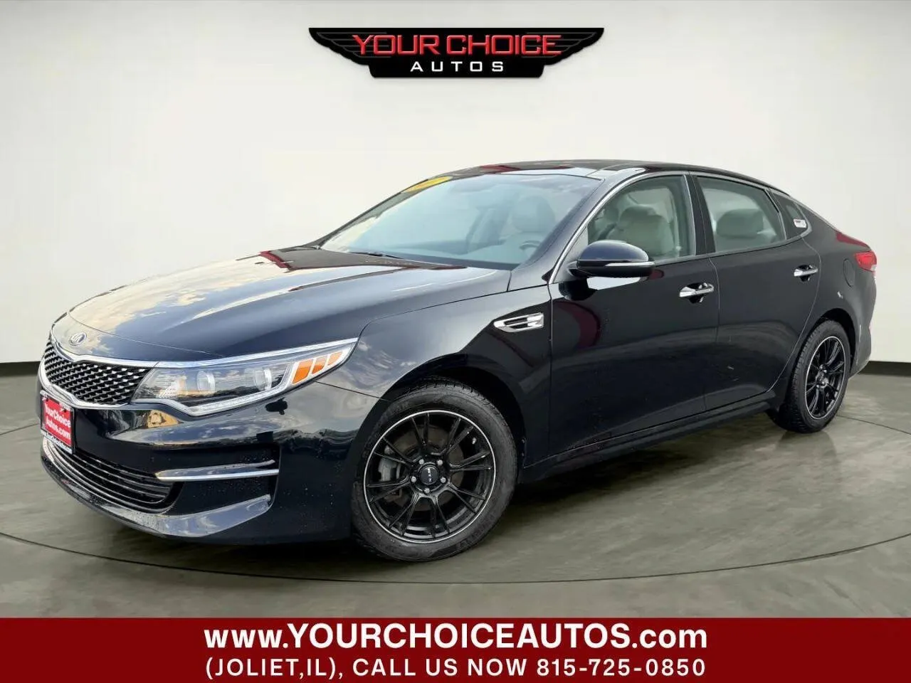 Black 2017 Kia Optima EX for sale in Joliet, IL