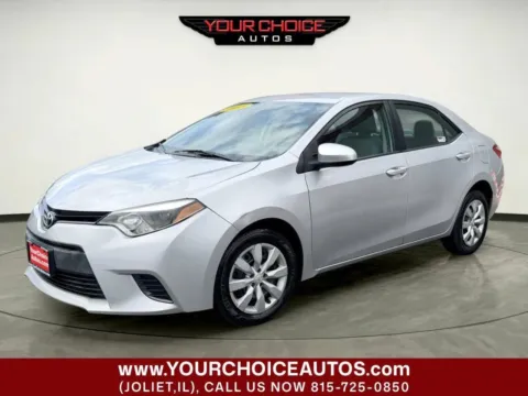 Silver 2015 Toyota Corolla LE 4dr Sedan for sale in Joliet, IL