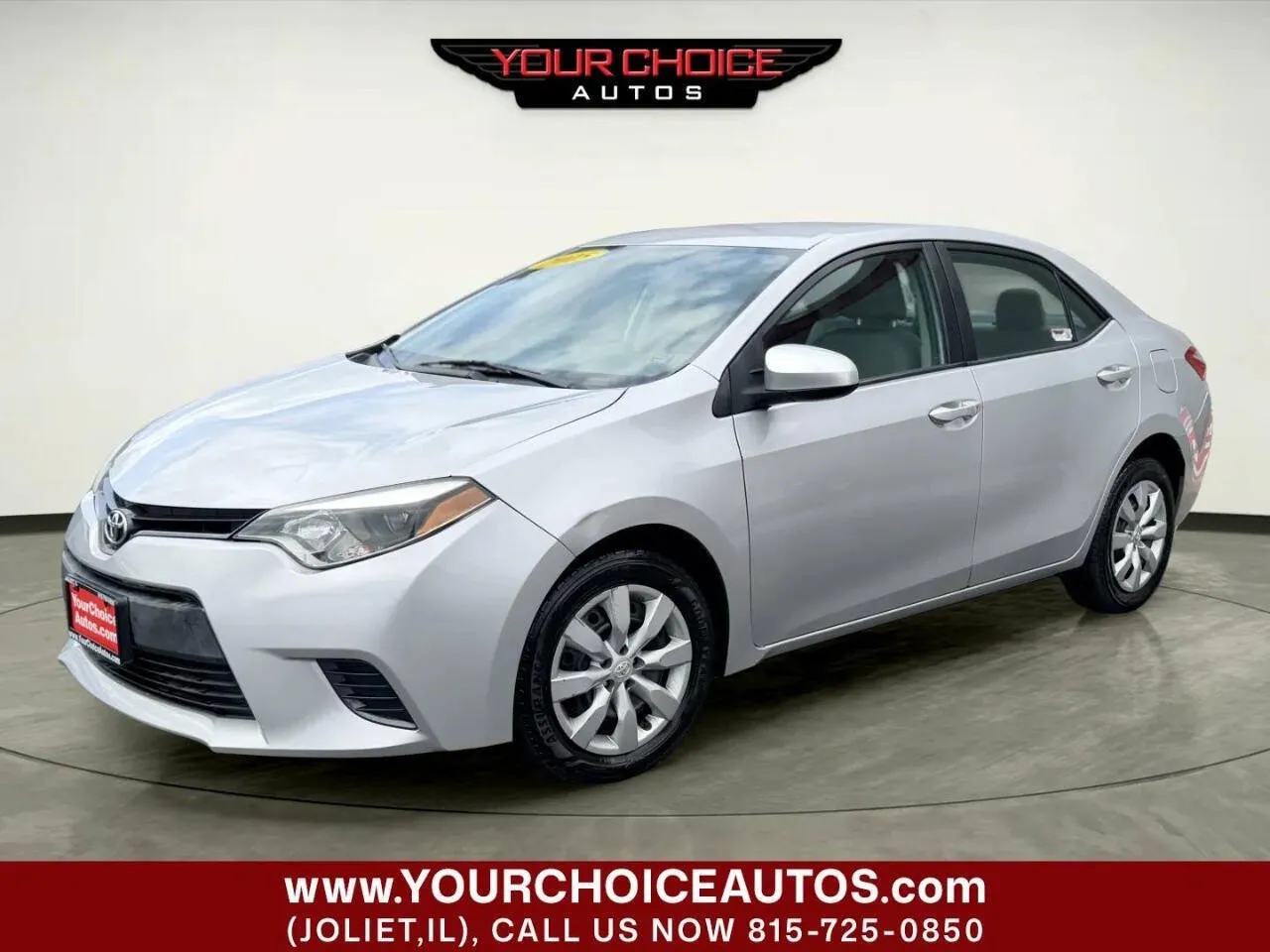 Silver 2015 Toyota Corolla LE 4dr Sedan for sale in Joliet, IL