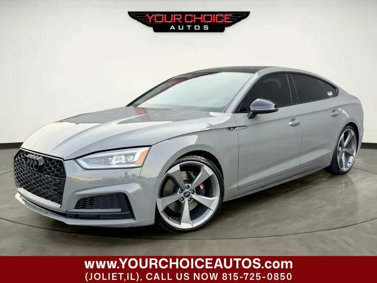 Gray 2019 Audi S5 Sportback Premium Plus for sale in Joliet, IL
