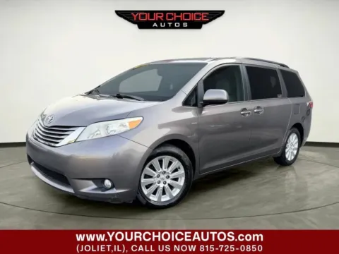 Gray 2016 Toyota Sienna XLE Premium 7 Passenger AWD 4dr Mini Van for sale in Joliet, IL