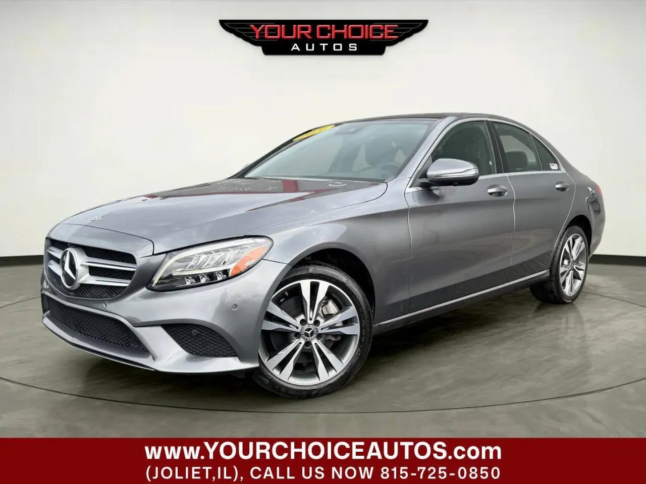 Gray 2021 Mercedes-Benz C-Class C 300 for sale in Joliet, IL