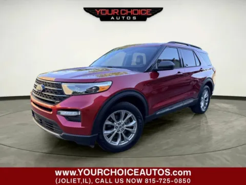 Red 2020 Ford Explorer XLT for sale in Joliet, IL