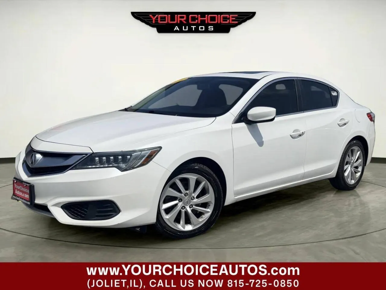 White 2016 Acura ILX Base 4dr Sedan for sale in Joliet, IL