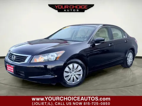 Black 2010 Honda Accord Sdn LX for sale in Joliet, IL