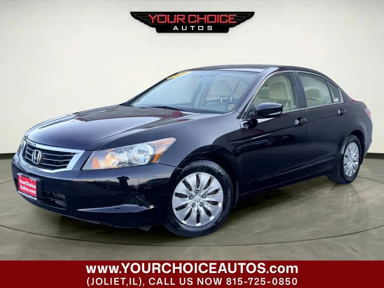 Black 2010 Honda Accord Sdn LX for sale in Joliet, IL