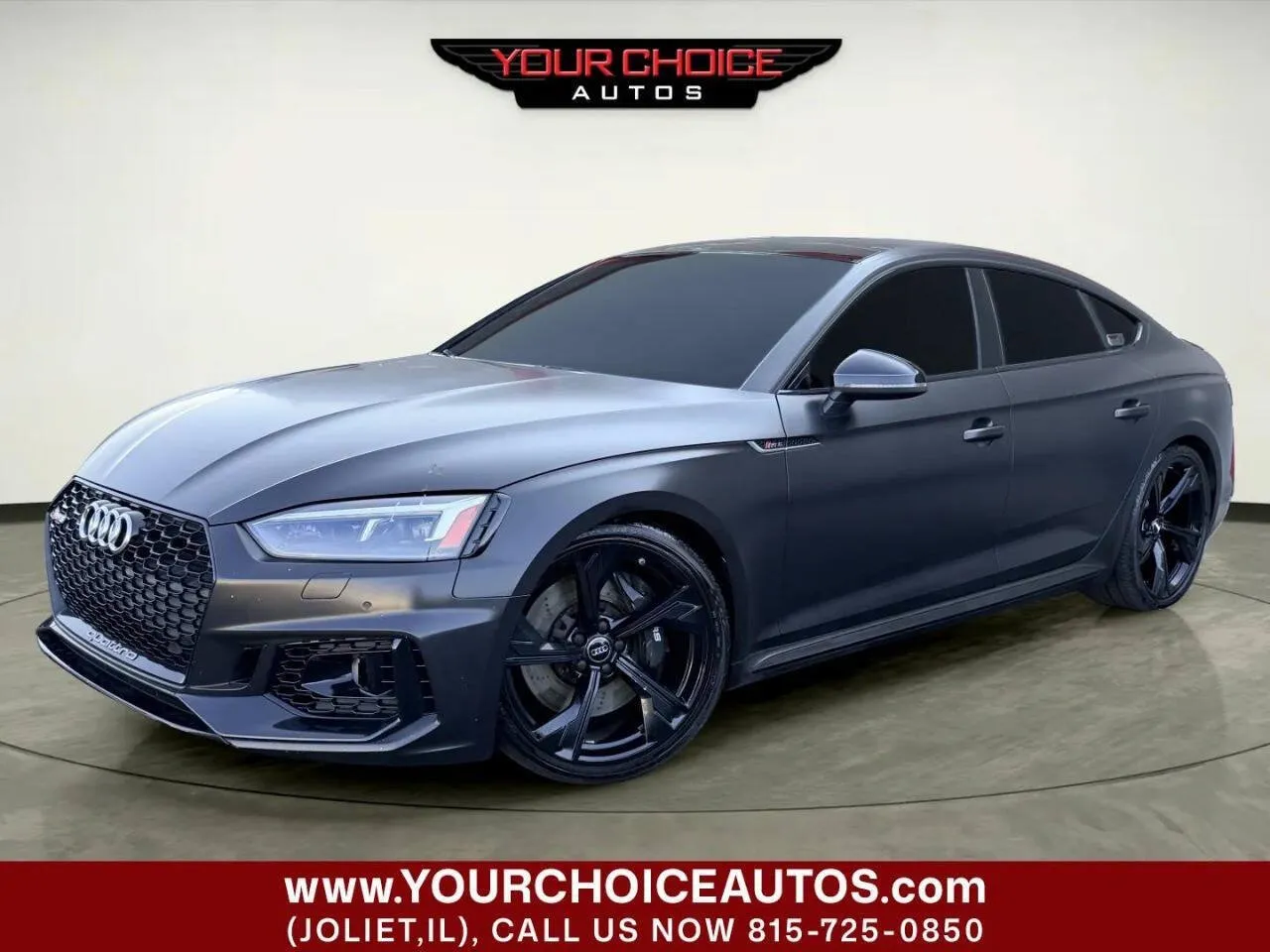 Black 2019 Audi RS 5 Sportback 2.9T quattro AWD 4dr Sportback for sale in Joliet, IL