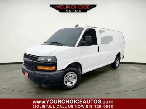 White 2018 Chevrolet Express Cargo Van 2500 3dr Cargo Van for sale in Joliet, IL