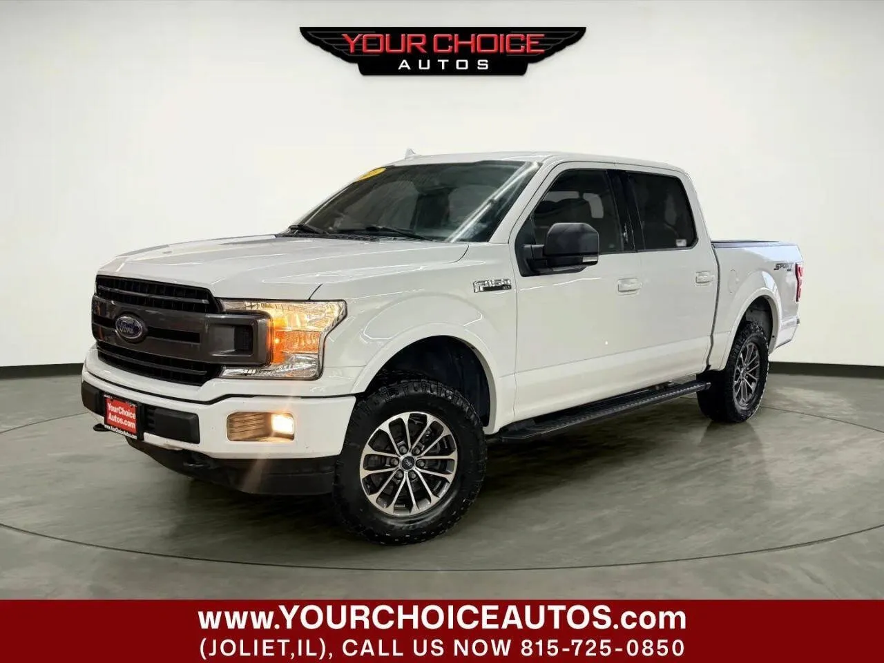 White 2018 Ford F-150 XLT 4x4 4dr SuperCrew 5.5 ft. SB for sale in Joliet, IL