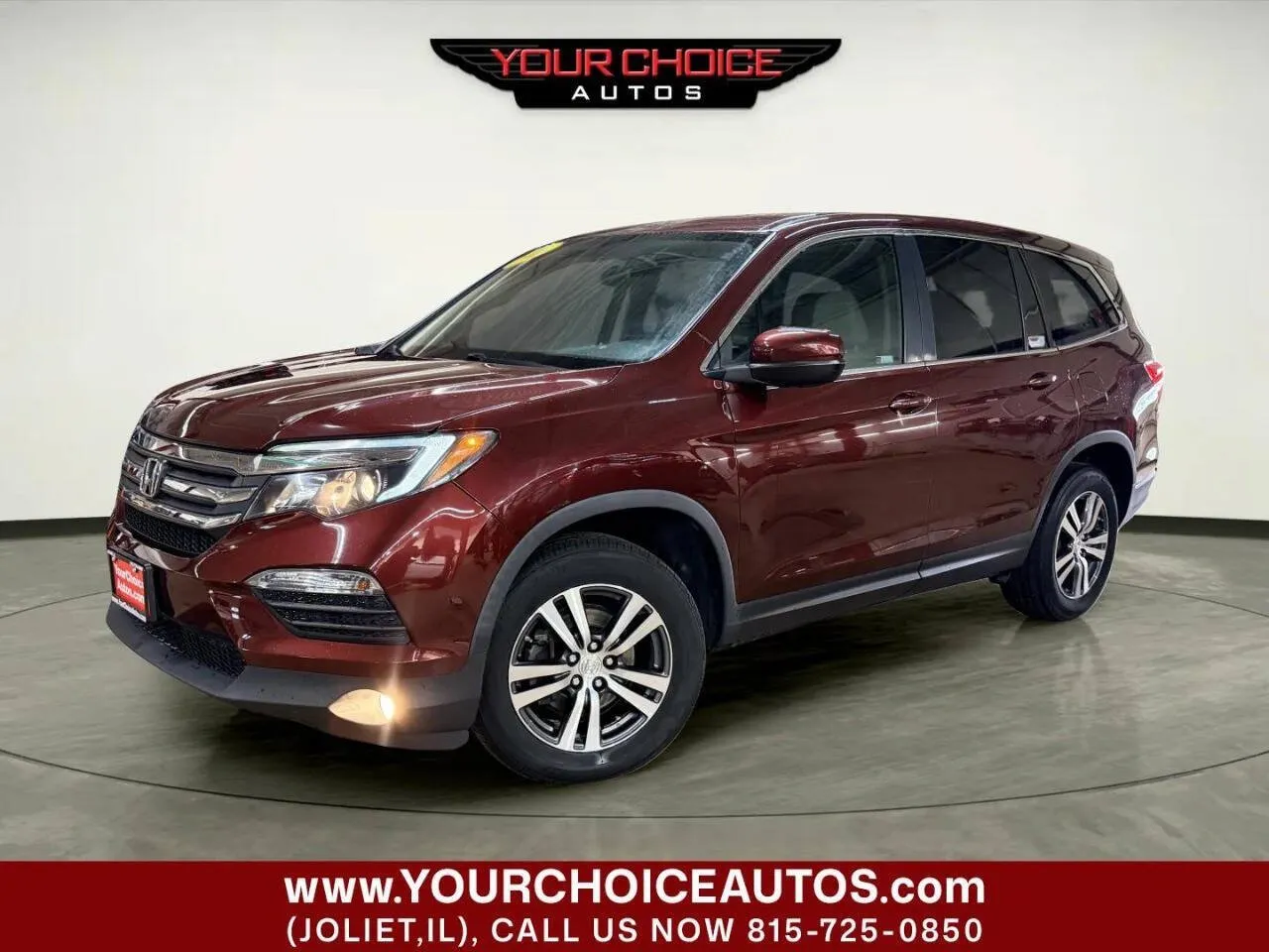 Red 2018 Honda Pilot EX-L for sale in Joliet, IL
