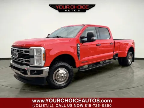 Red 2024 Ford Super Duty F-350 DRW XLT 4x4 4dr Crew Cab 8 ft. LB DRW Pickup for sale in Joliet, IL