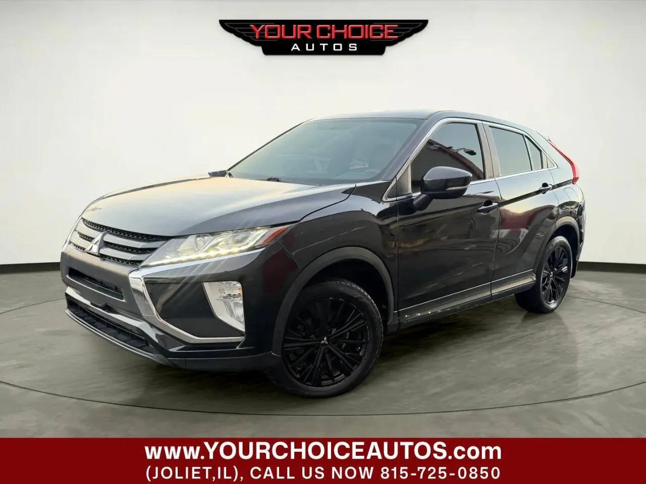 Black 2019 Mitsubishi Eclipse Cross LE AWD 4dr Crossover for sale in Joliet, IL