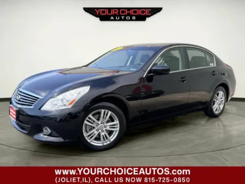 Black 2013 INFINITI G37 Sedan x for sale in Joliet, IL