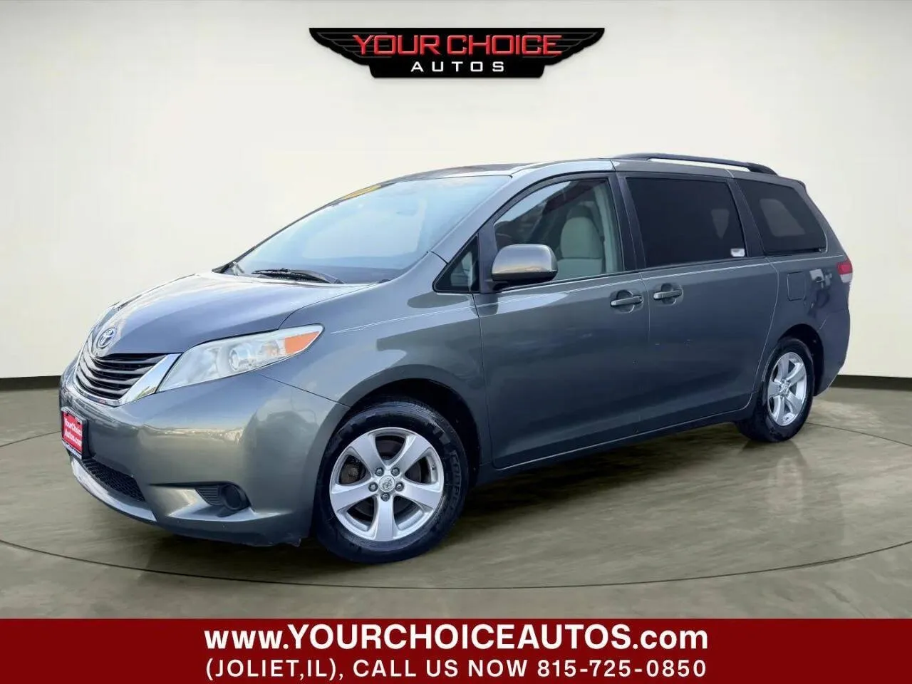 Gray 2011 Toyota Sienna LE 8 Passenger 4dr Mini Van V6 for sale in Joliet, IL