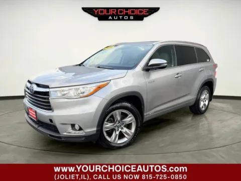 Silver 2016 Toyota Highlander Hybrid Limited AWD 4dr SUV for sale in Joliet, IL