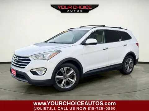 White 2013 Hyundai Santa Fe Limited for sale in Joliet, IL