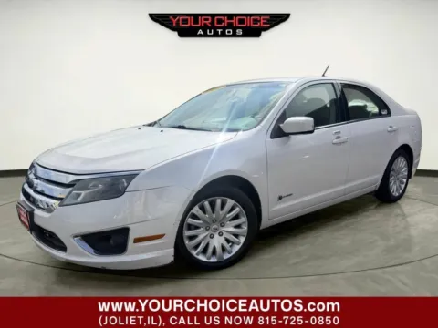 White 2010 Ford Fusion Hybrid for sale in Joliet, IL