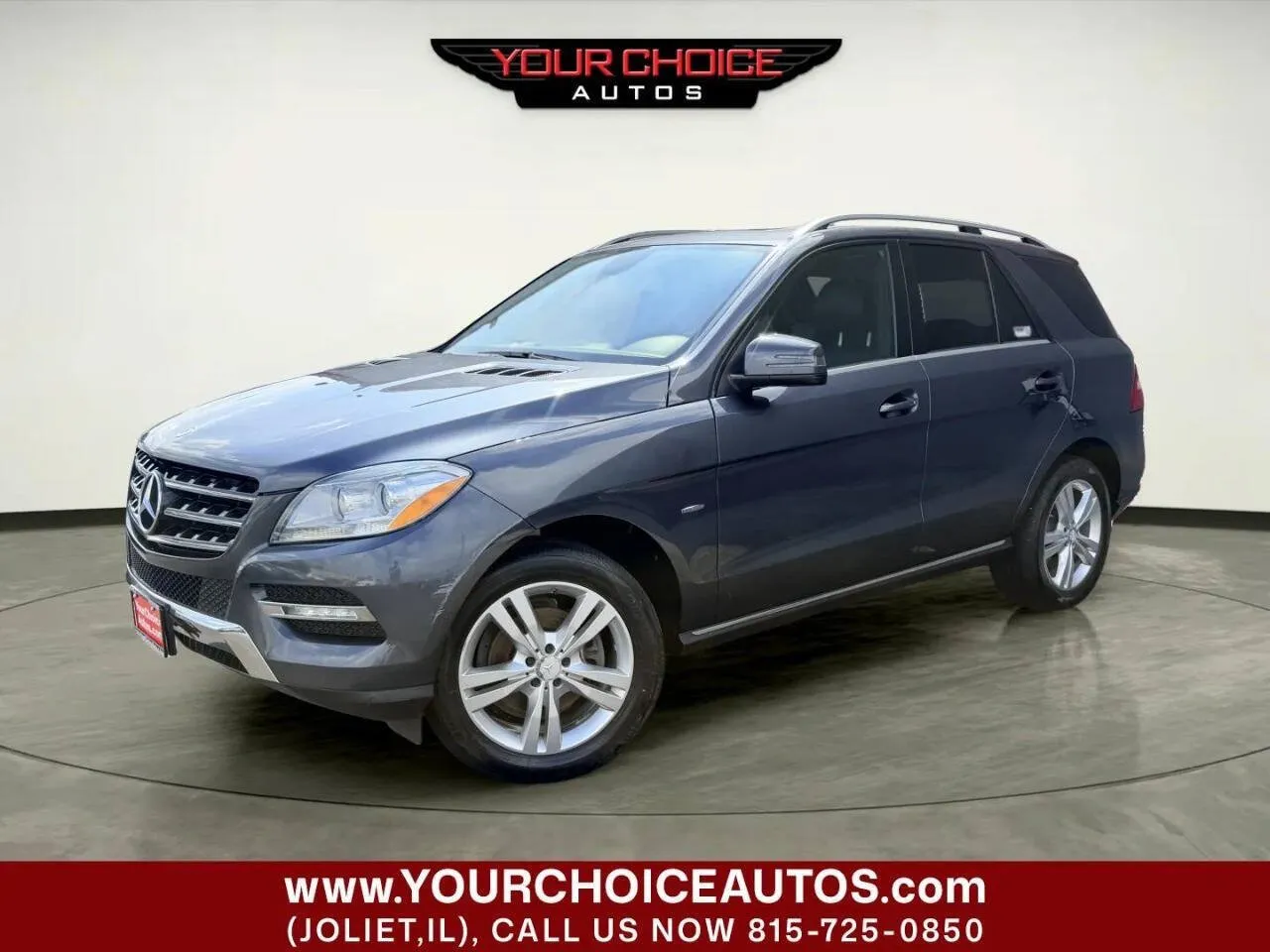 Gray 2012 Mercedes-Benz M-Class ML 350 for sale in Joliet, IL