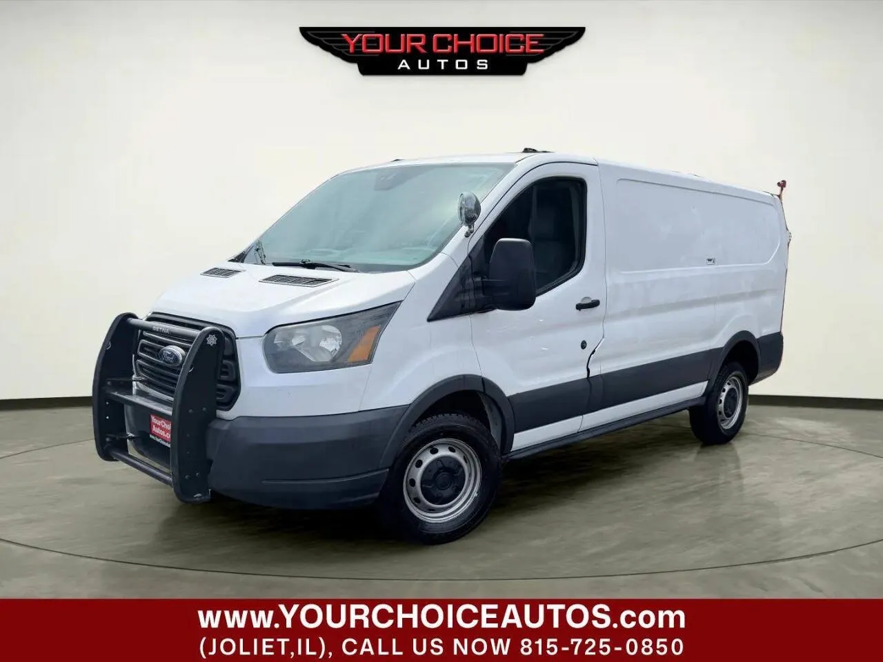 White 2016 Ford Transit Cargo Van 250 3dr SWB Low Roof Cargo Van w/60/40 Passenger Side Doors for sale in Joliet, IL