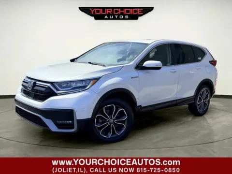 White 2020 Honda CR-V Hybrid EX-L for sale in Joliet, IL