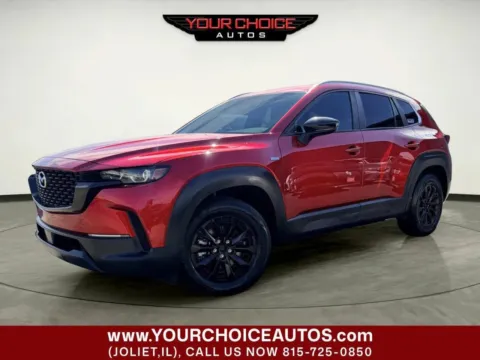 Red 2025 Mazda CX-50 Hybrid Preferred Package for sale in Joliet, IL