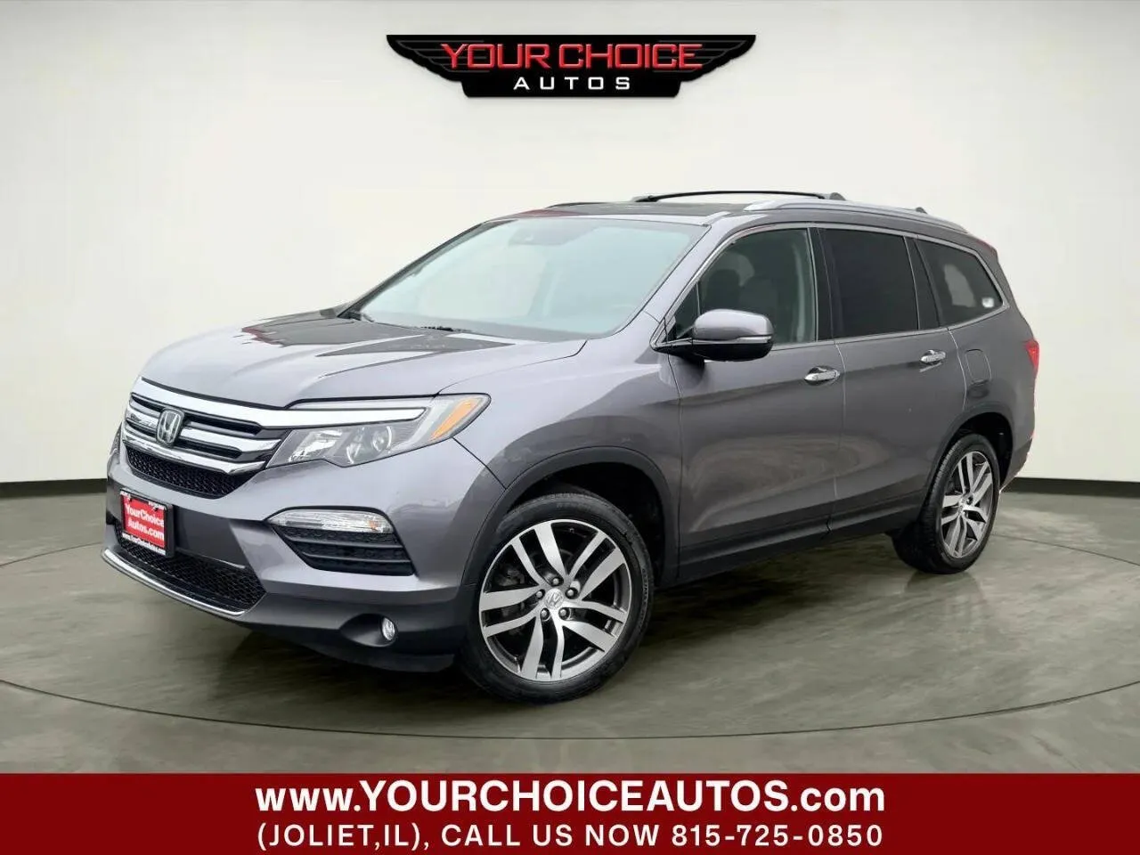 Gray 2017 Honda Pilot Elite for sale in Joliet, IL