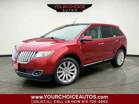 Red 2014 Lincoln MKX Base AWD 4dr SUV for sale in Joliet, IL