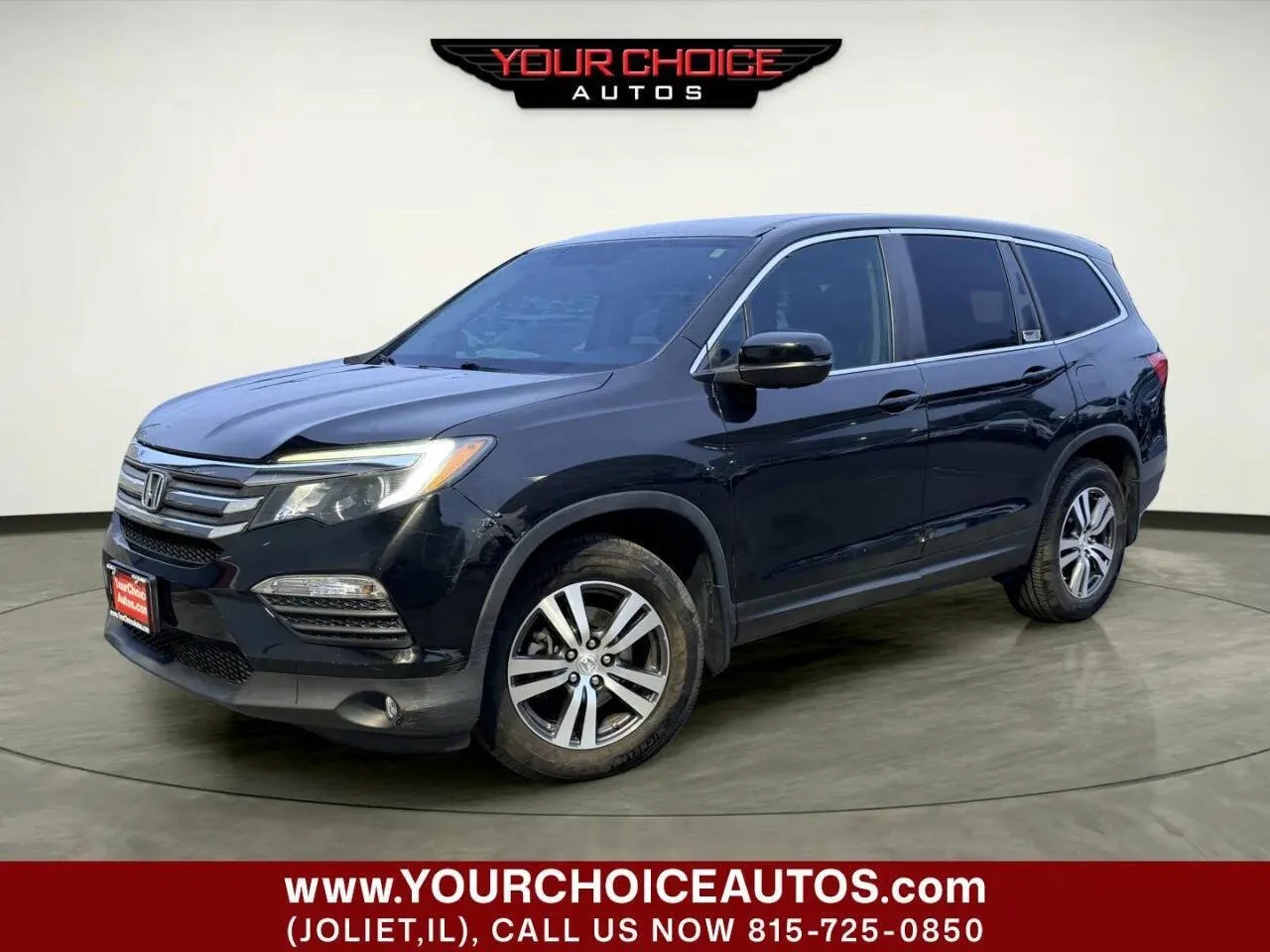 Black 2016 Honda Pilot EX-L for sale in Joliet, IL