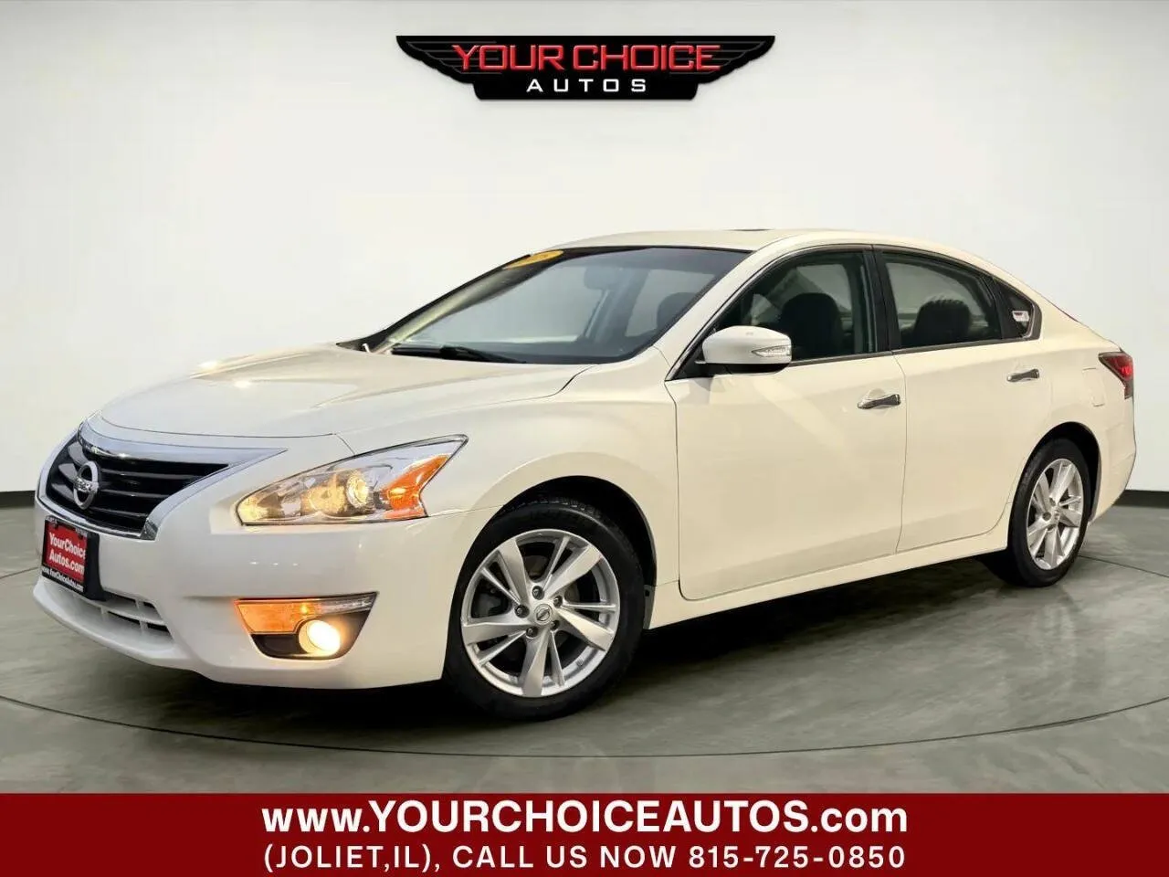 White 2015 Nissan Altima 2.5 SV for sale in Joliet, IL