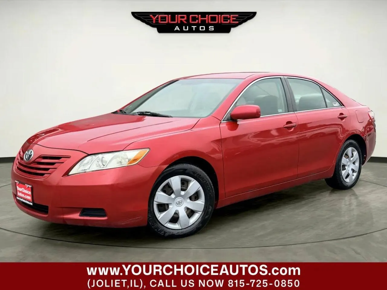 Red 2009 Toyota Camry LE V6 4dr Sedan 6A for sale in Joliet, IL