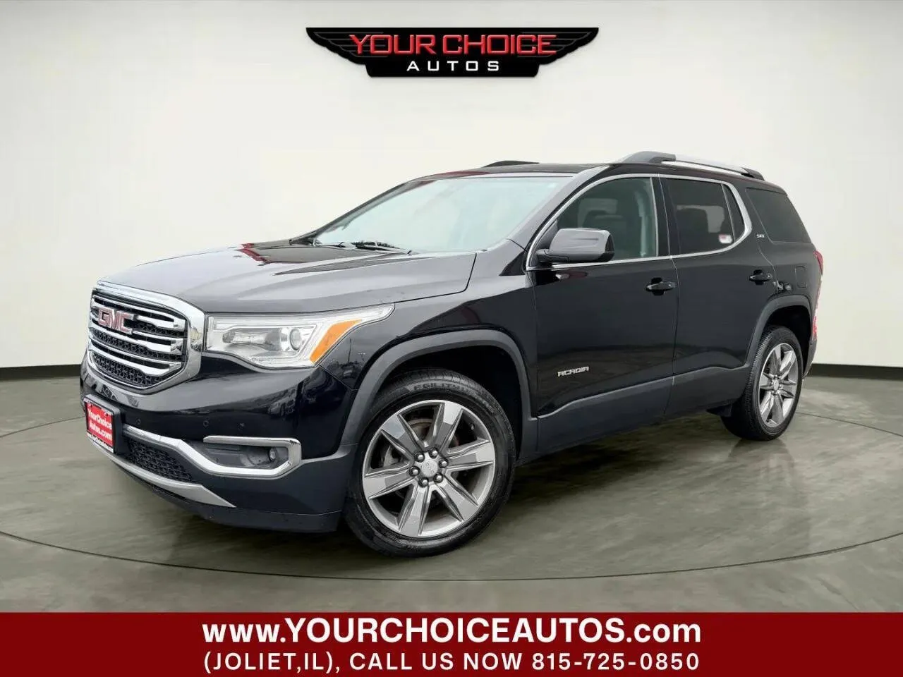 Black 2018 GMC Acadia SLT for sale in Joliet, IL