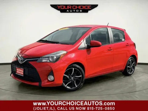 Red 2015 Toyota Yaris SE for sale in Joliet, IL