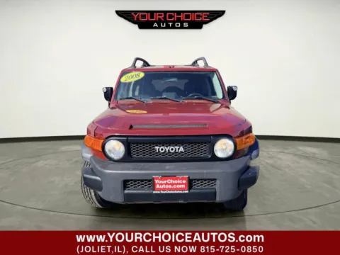 Red 2008 Toyota FJ Cruiser Base 4x4 4dr SUV 5A for sale in Joliet, IL