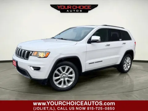 White 2017 Jeep Grand Cherokee Limited for sale in Joliet, IL