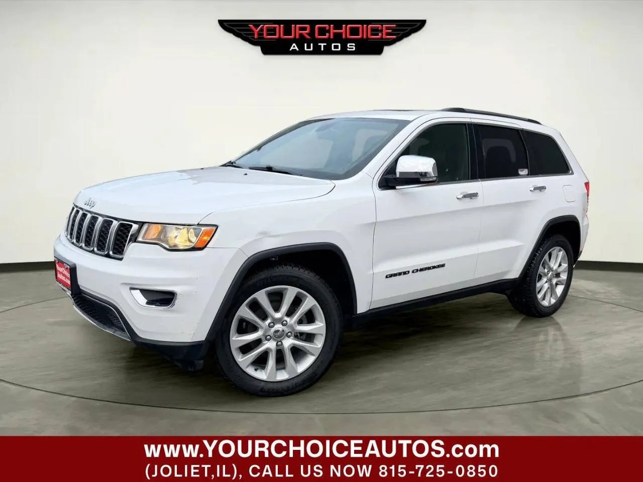 White 2017 Jeep Grand Cherokee Limited for sale in Joliet, IL