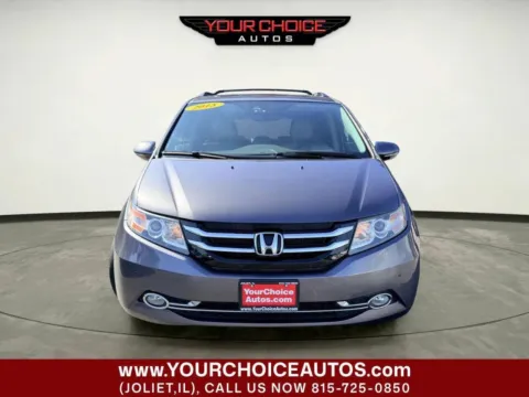 Silver 2015 Honda Odyssey Touring Elite 4dr Mini Van for sale in Joliet, IL