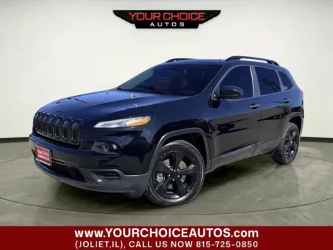 Black 2017 Jeep Cherokee Altitude for sale in Joliet, IL