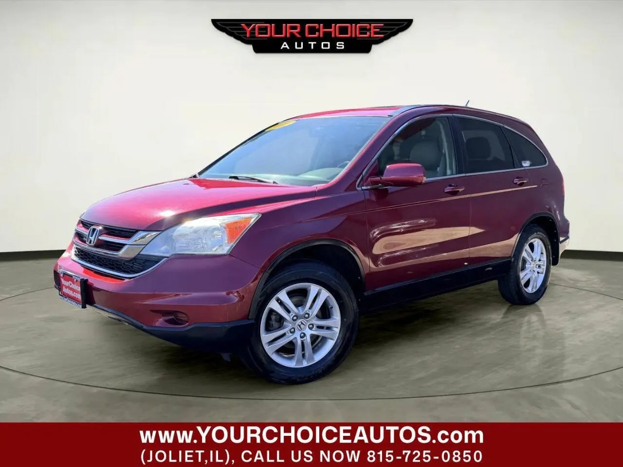 Red 2011 Honda CR-V EX-L for sale in Joliet, IL