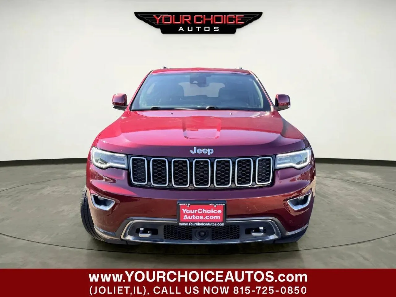Red 2018 Jeep Grand Cherokee Sterling Edition for sale in Joliet, IL