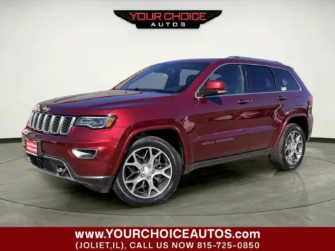 Red 2018 Jeep Grand Cherokee Sterling Edition for sale in Joliet, IL