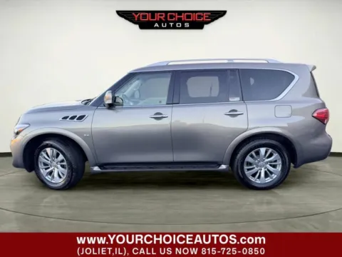 Photos of 2017 INFINITI QX80 Base AWD 4dr SUV for sale in Joliet, IL at Your Choice Autos - Joliet