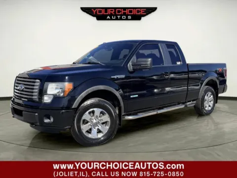 Black 2011 Ford F-150 FX4 4x4 4dr SuperCab Styleside 6.5 ft. SB for sale in Joliet, IL
