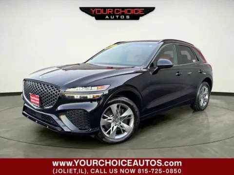 Black 2022 Genesis GV70 3.5T Sport for sale in Joliet, IL