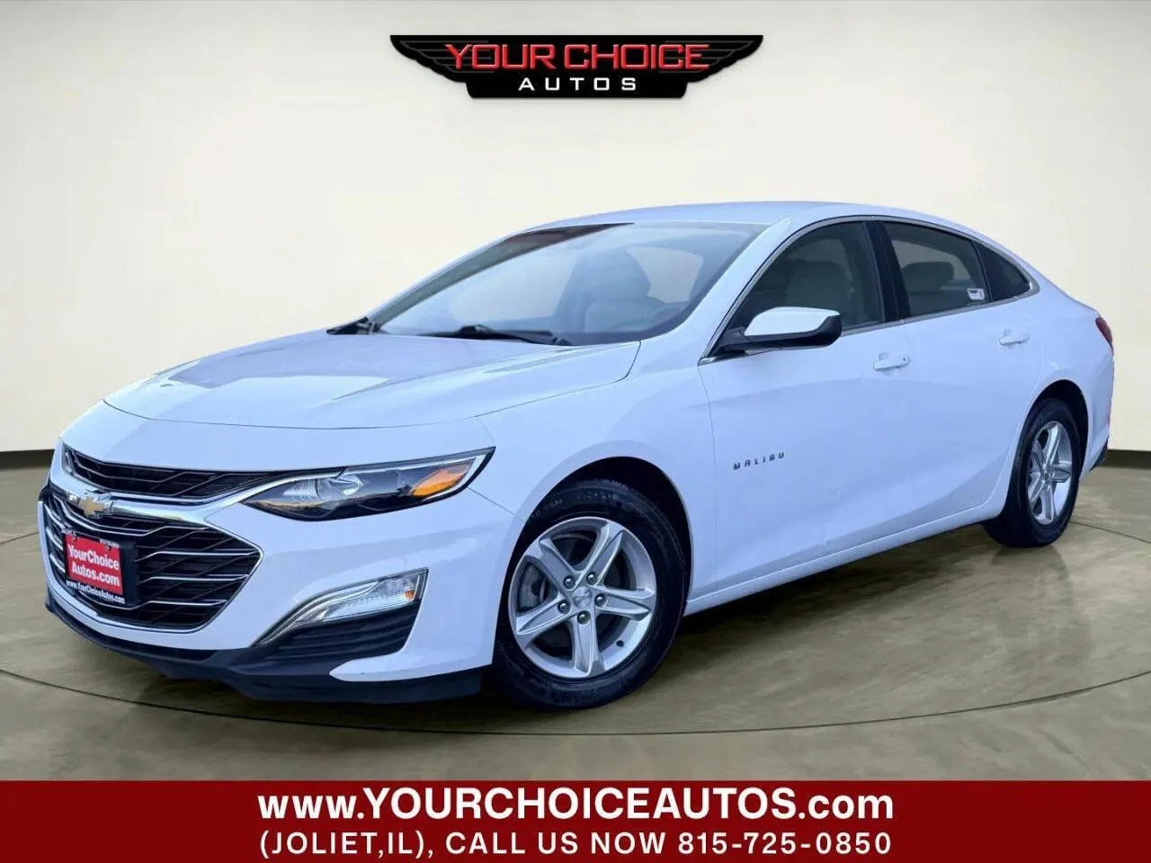 White 2020 Chevrolet Malibu LS for sale in Joliet, IL