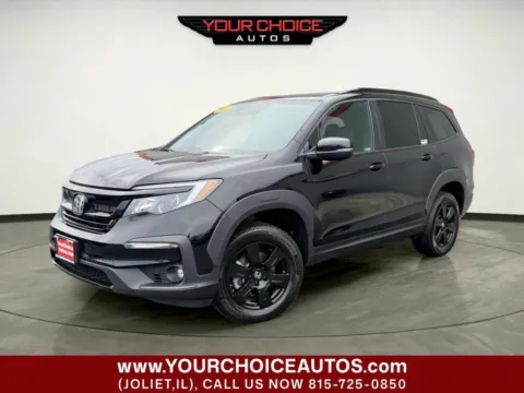 Black 2022 Honda Pilot TrailSport for sale in Joliet, IL